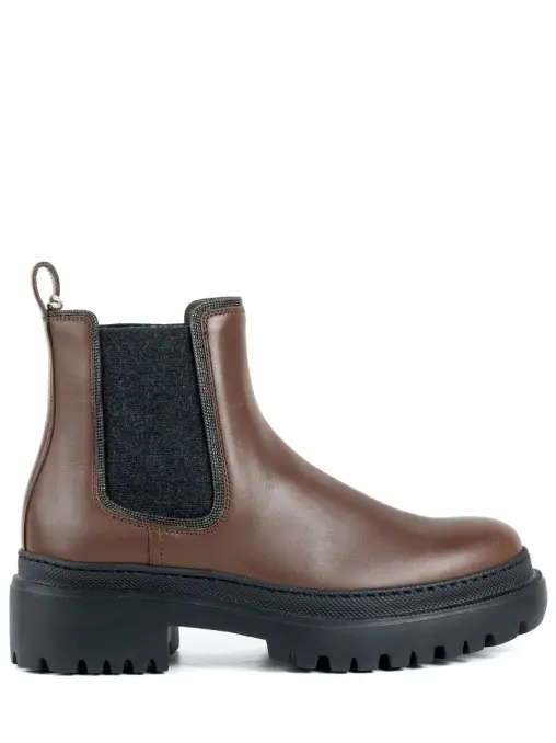 Челси кожаные BRUNELLO CUCINELLI