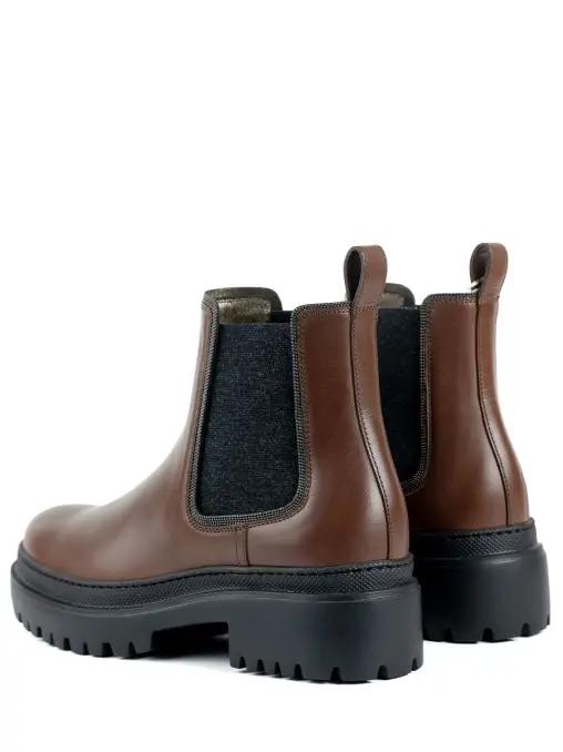 Челси кожаные BRUNELLO CUCINELLI