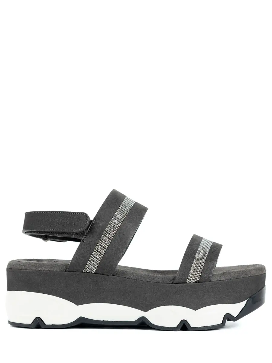 Сандалии замшевые