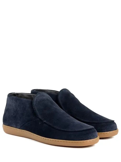 Лоферы замшевые на меху CANALI