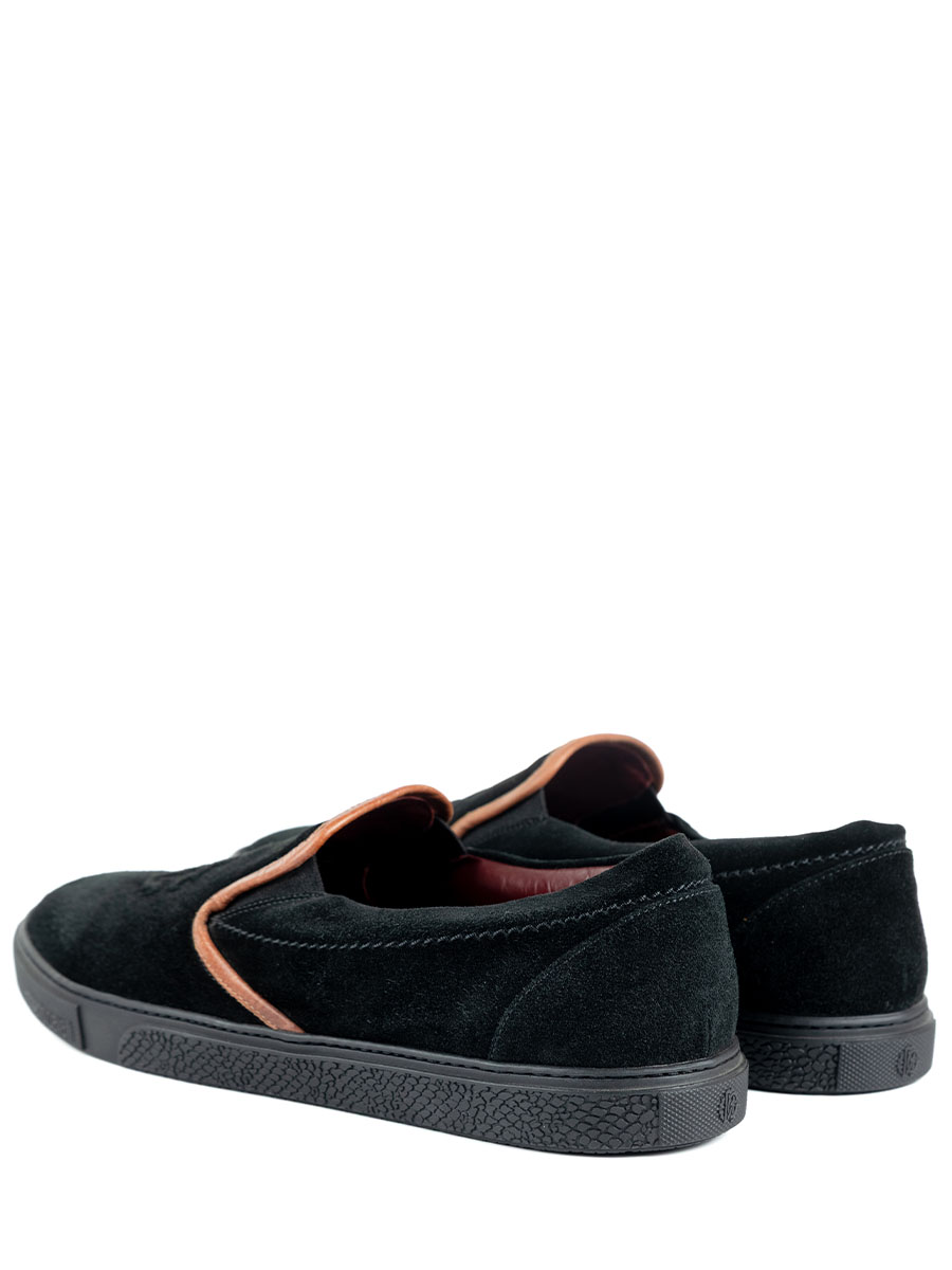 Слипоны  замшевые