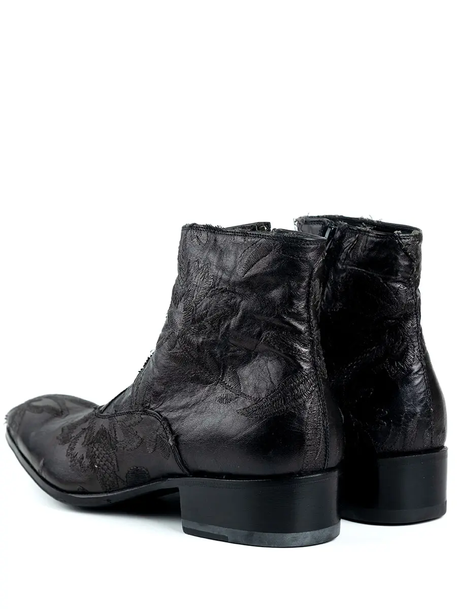 Сапоги кожаные