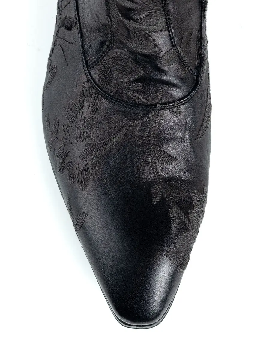 Сапоги кожаные