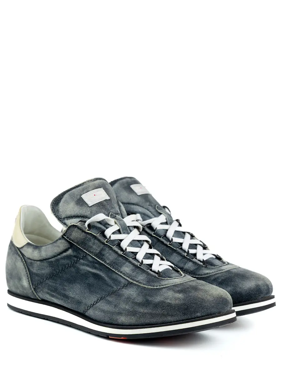 Кроссовки замшевые