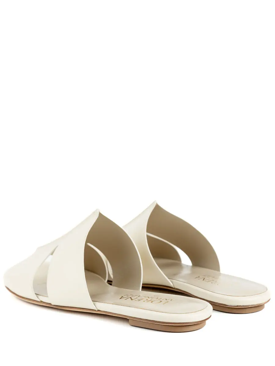 Шлепанцы кожаные