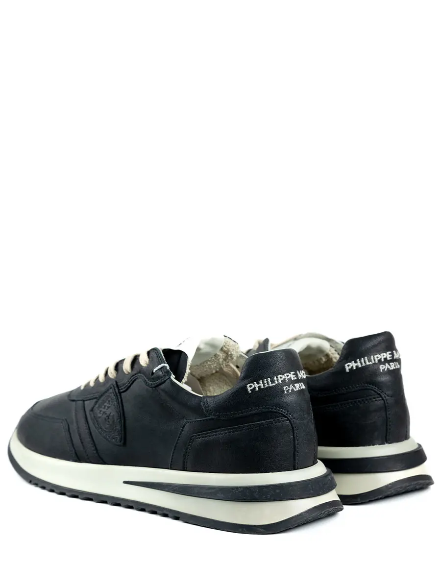 Кроссовки кожаные