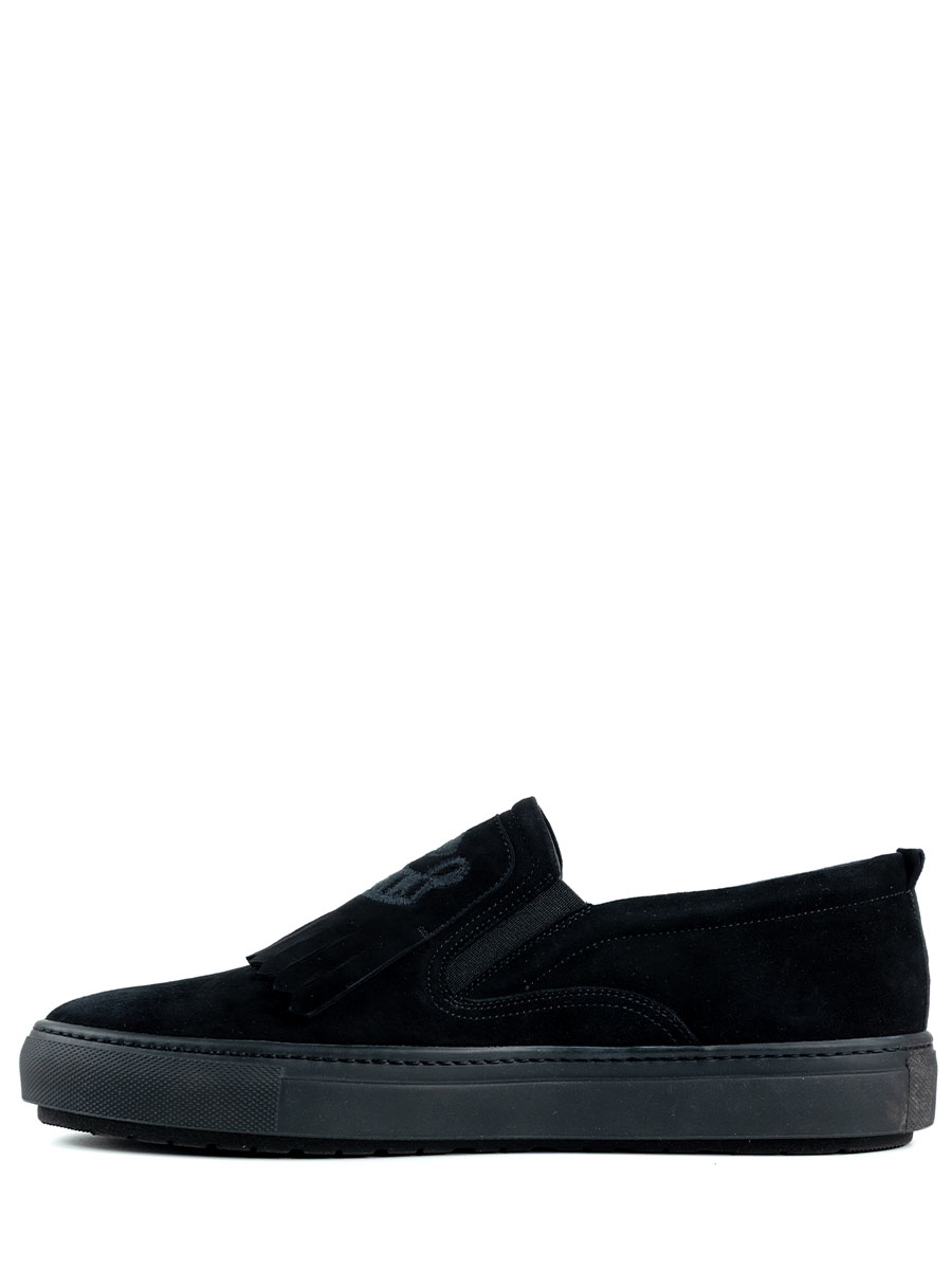 Слипоны замшевые на меху