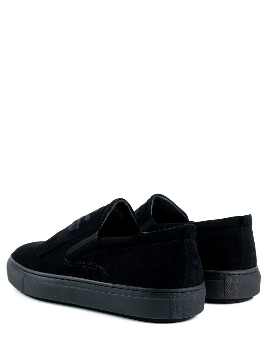 Слипоны замшевые на меху