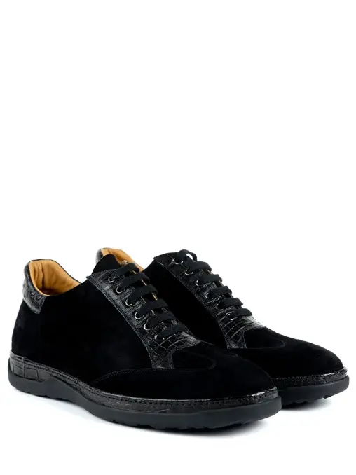 Кроссовки замшевые ZILLI