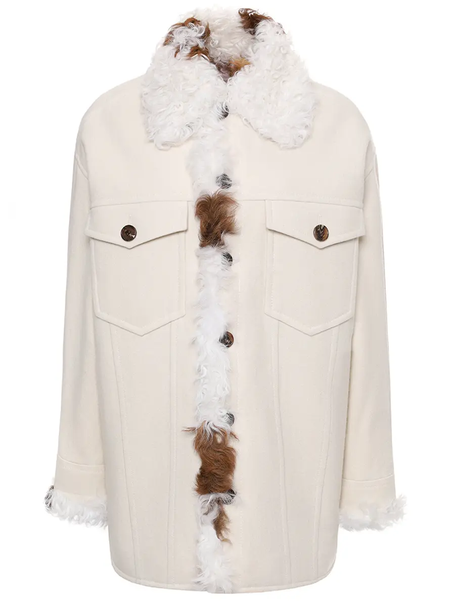 Пальто шерстяное