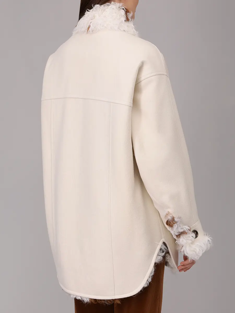 Пальто шерстяное