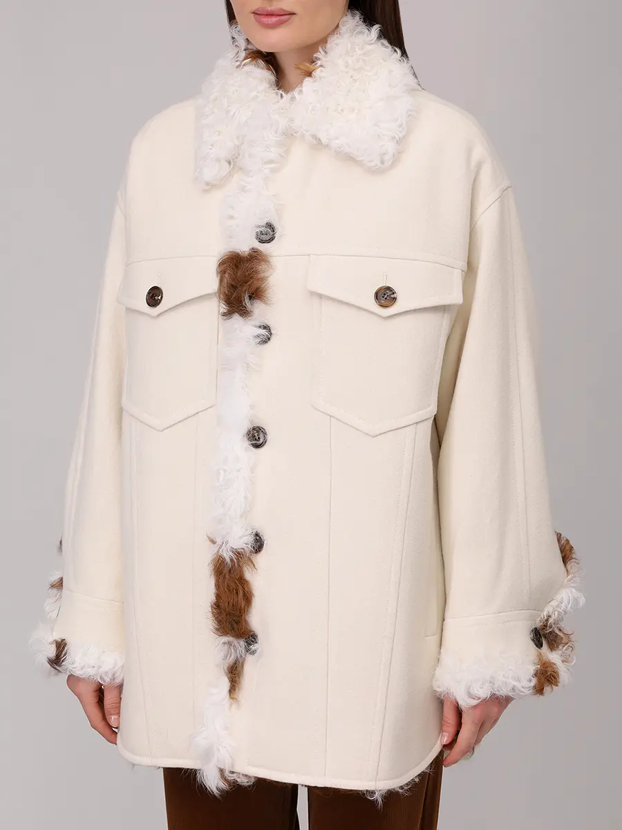 Пальто шерстяное