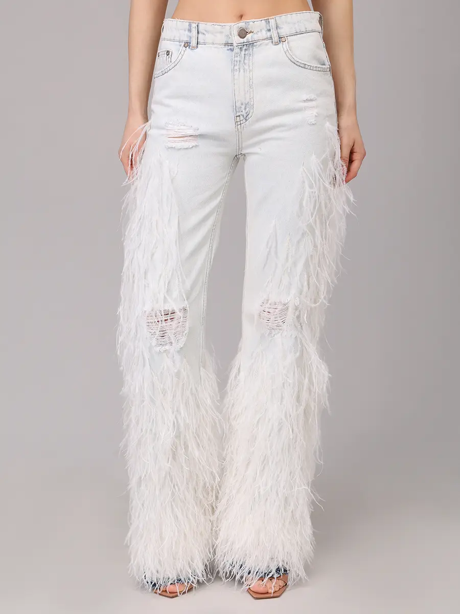 Джинсы хлопковые