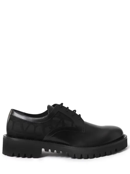 Дерби комбинированные Toile Iconographe VALENTINO