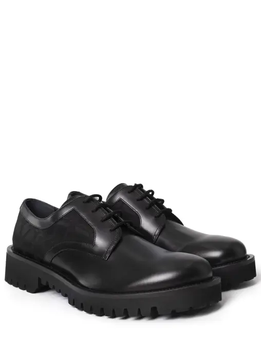 Дерби комбинированные Toile Iconographe VALENTINO