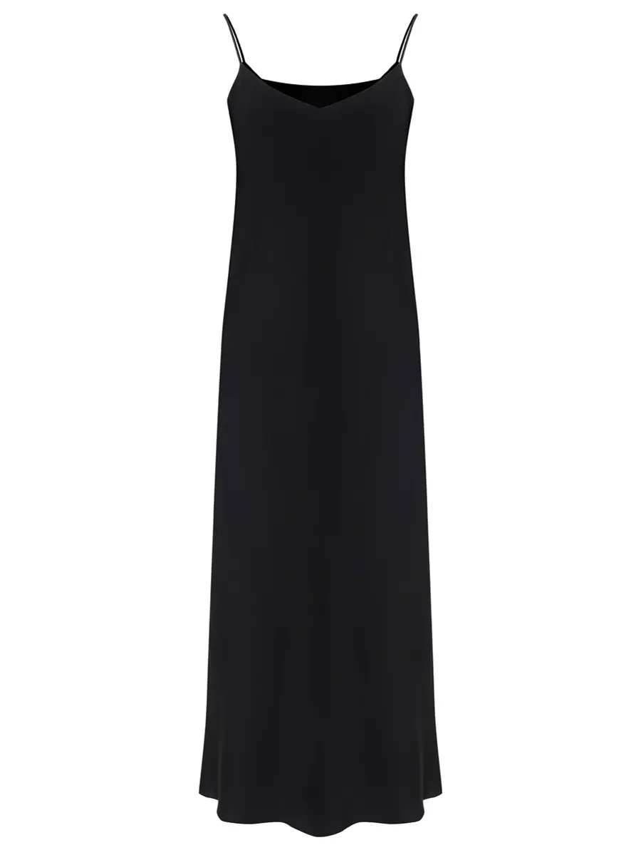 Платье-комбинация шелковое