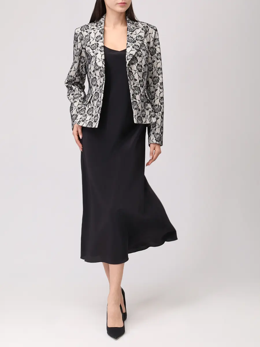 Платье-комбинация шелковое