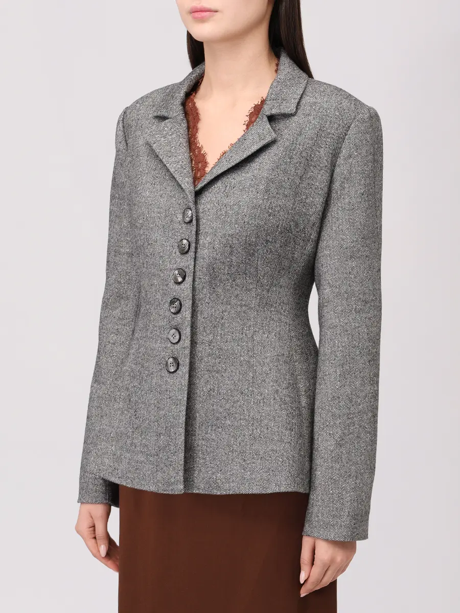 Пиджак из кашемира и шерсти