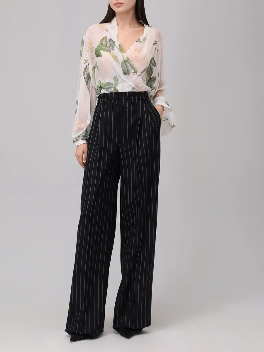 Брюки шерстяные