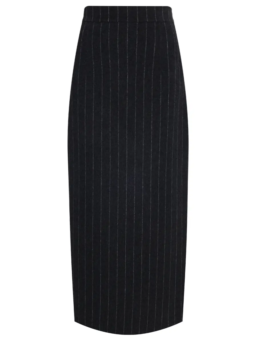 Юбка кашемировая в полоску