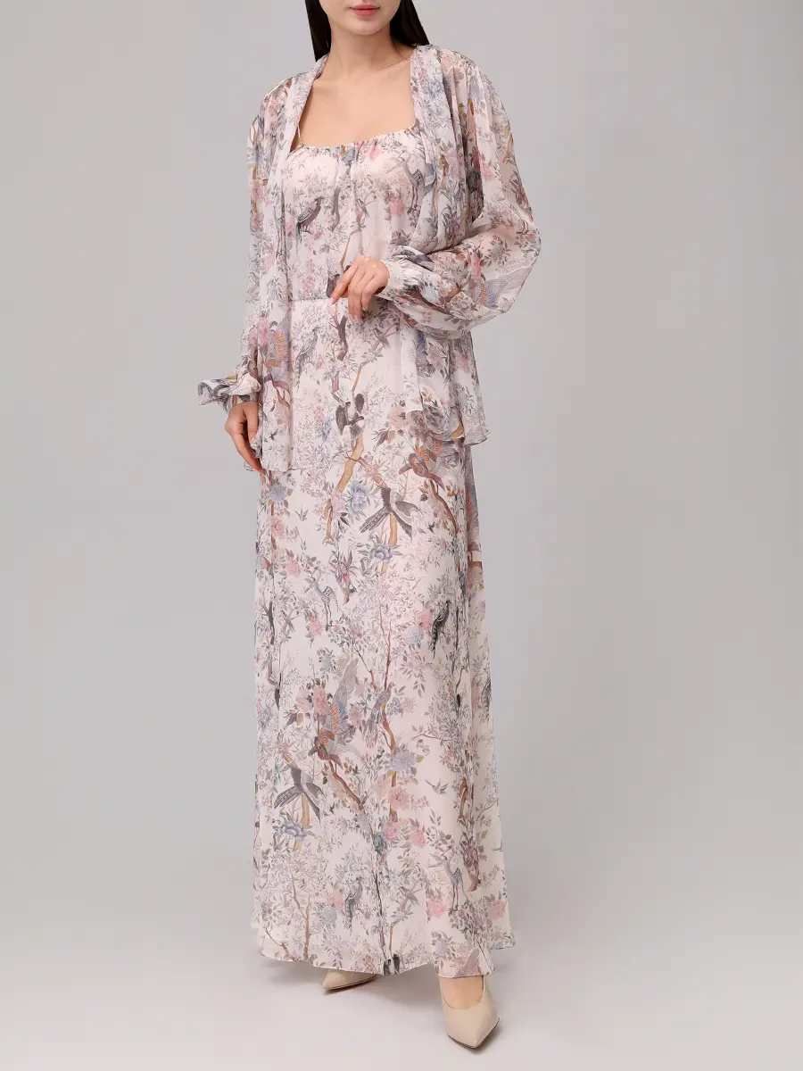 Блуза шелковая Flora