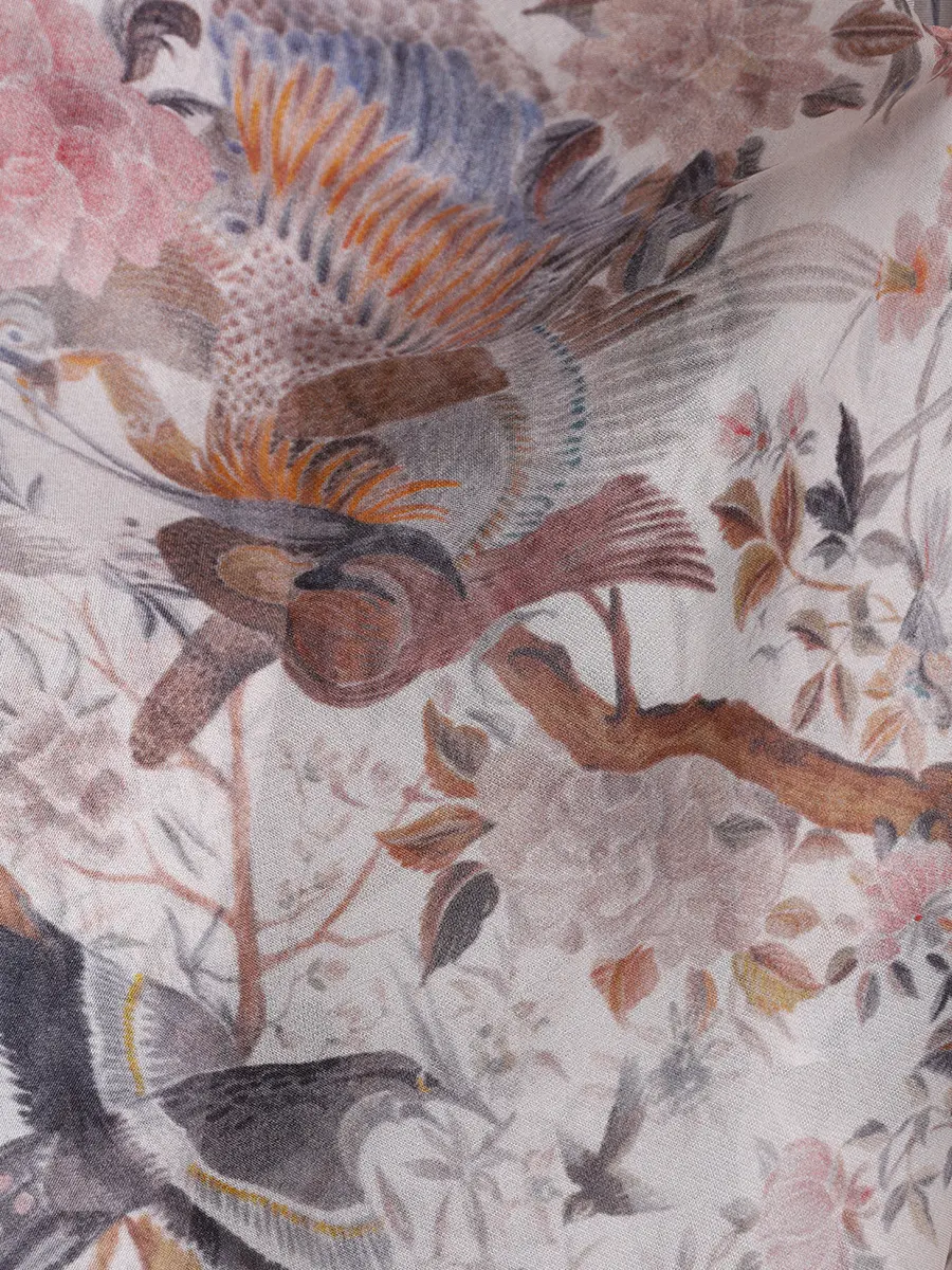 Блуза шелковая Flora