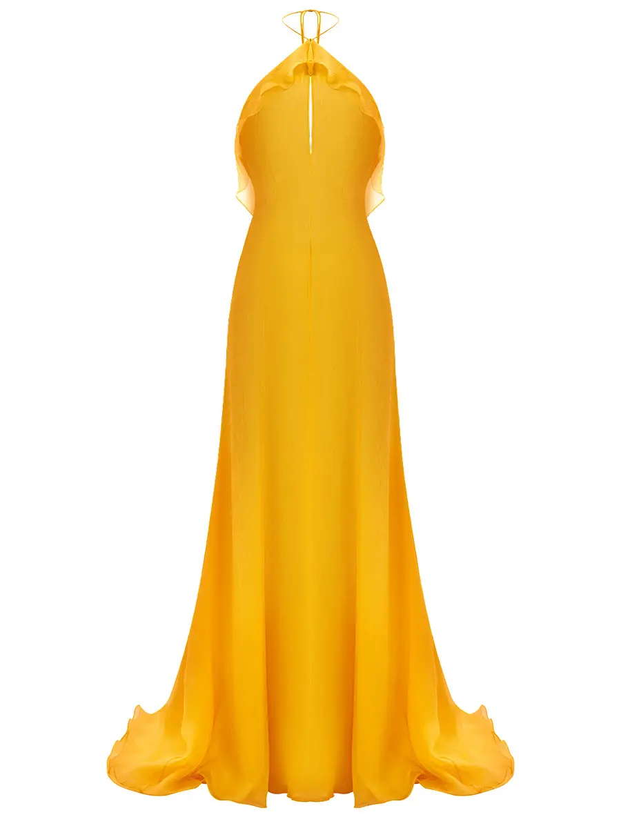 Платье шелковое ORCHIDEE SABOT DE VENUS