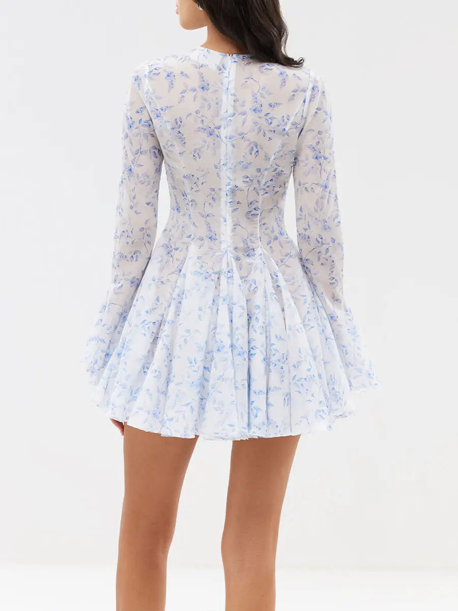 Платье с принтом GREVILLEA