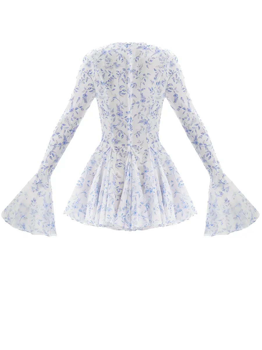 Платье с принтом GREVILLEA