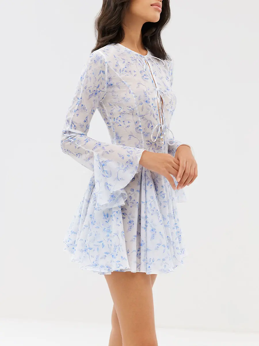 Платье с принтом GREVILLEA