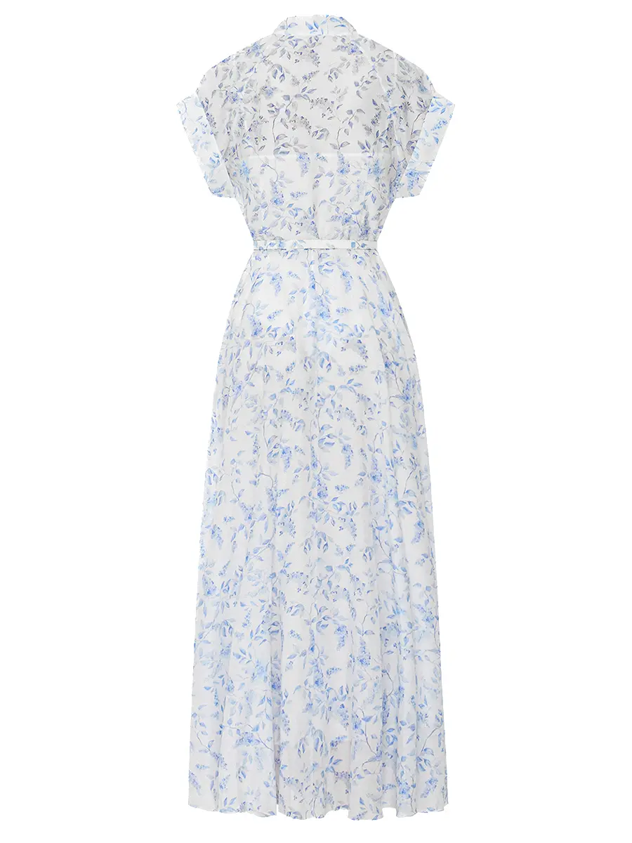 Платье с принтом GERBERA