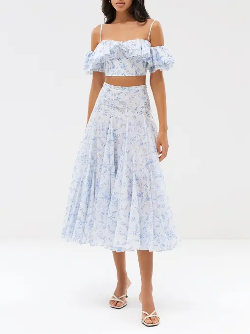 Юбка хлопковая FRITILLAIRE YVON