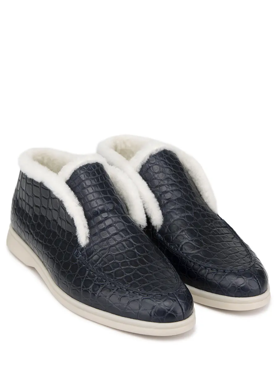 Лоферы утепленные