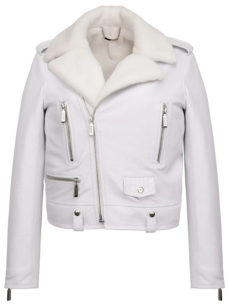 Куртка кожаная на меху