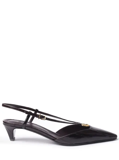 Туфли кожаные FENDI