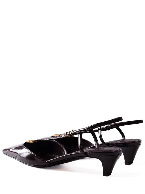 Туфли кожаные FENDI