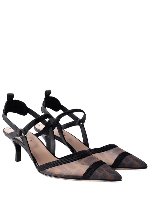 Туфли текстильные FENDI