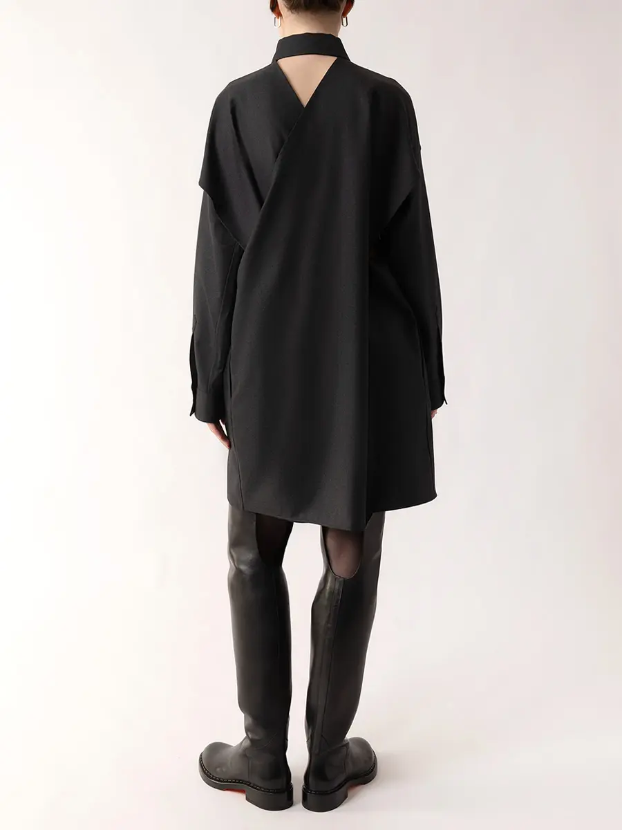 Платье шерстяное