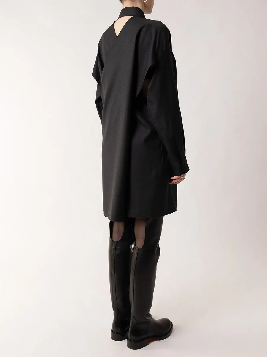 Платье шерстяное