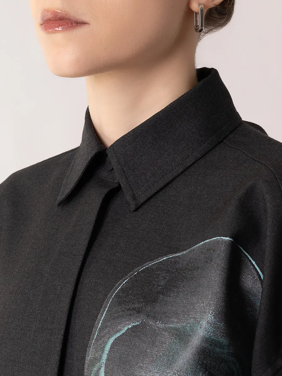 Платье шерстяное