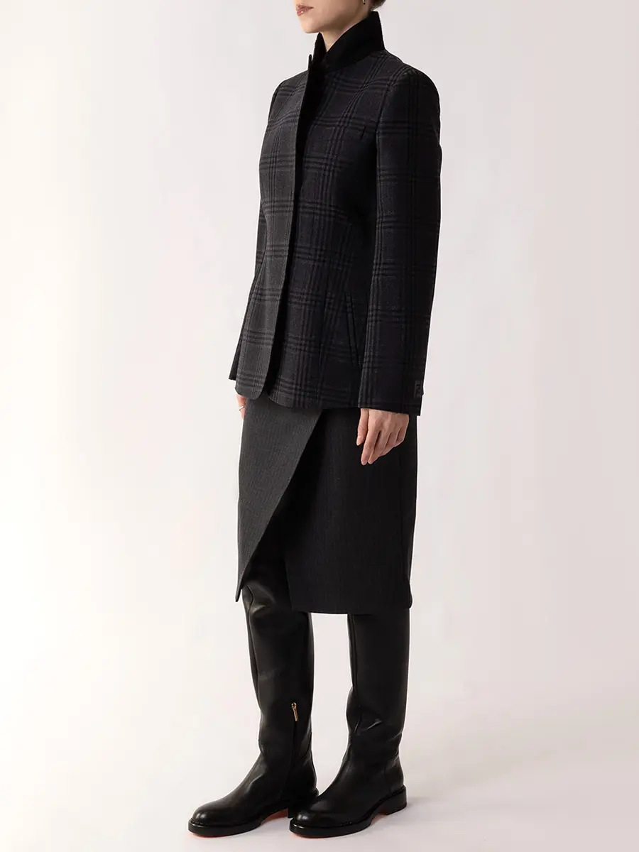 Жакет шерстяной