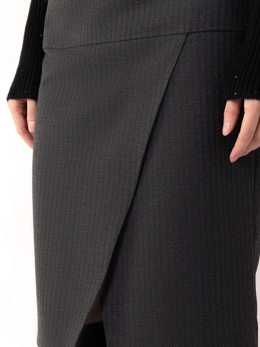 Юбка шерстяная