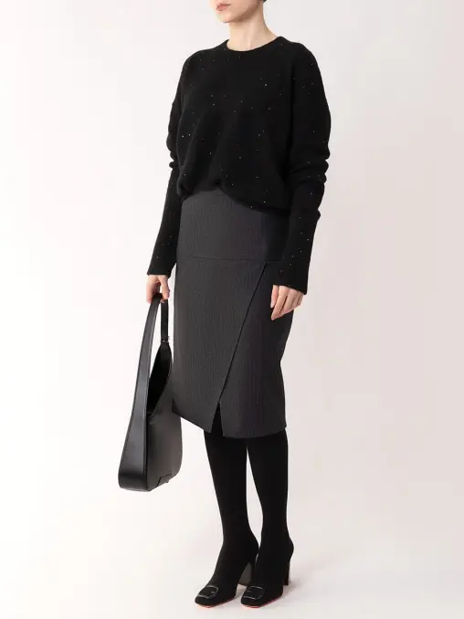 Юбка шерстяная FENDI