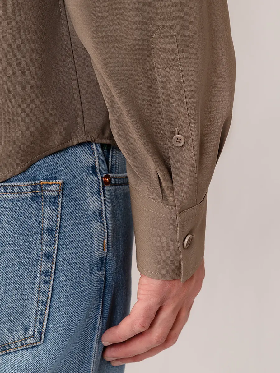 Рубашка шерстяная