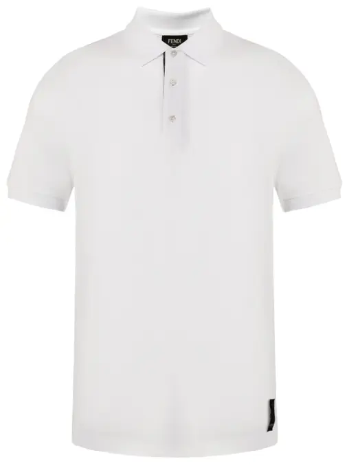 Поло хлопковое FENDI
