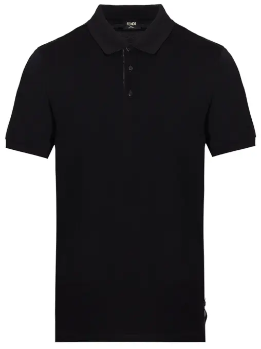 Поло хлопковое FENDI