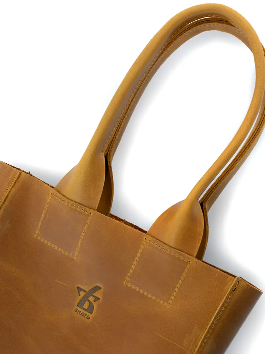 Сумка-тоут кожаная