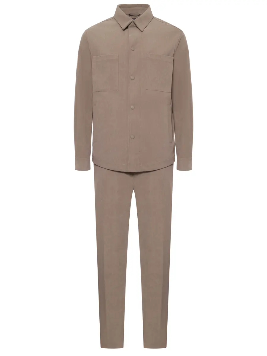 Костюм однотонный