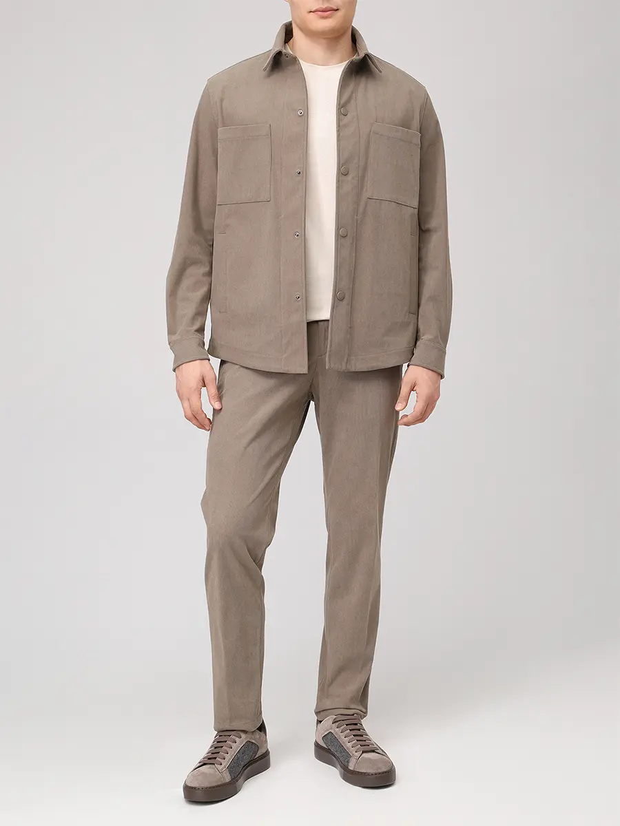 Костюм однотонный