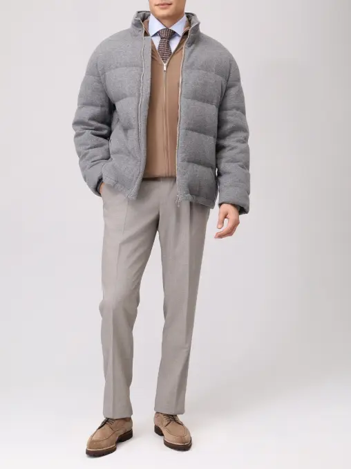 Пуховик кашемировый BRUNELLO CUCINELLI